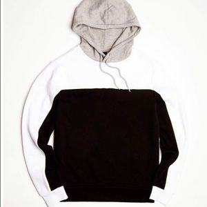 Colour Block Popover Hoody